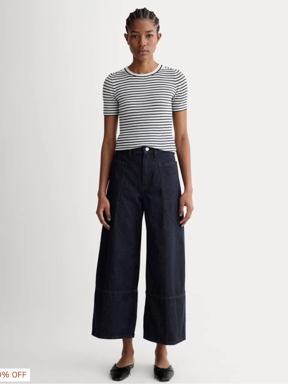 Everlane THE WAY-HIGH® GARDENER CROPPED JEAN in Dark Rinse